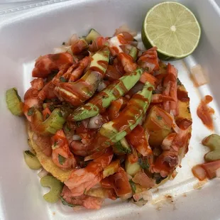 Tostada de Ceviche