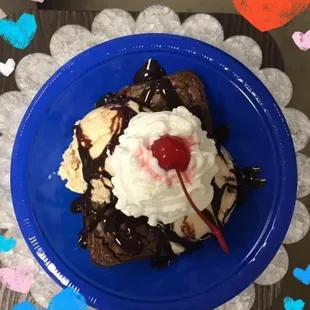 On Sundays we have Brownie Sundaes!!