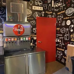 a soda dispenser
