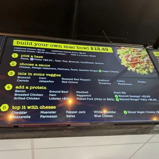 Build Your Own Mac and Cheese