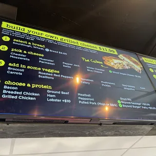 Build Your Own Grilled Cheese