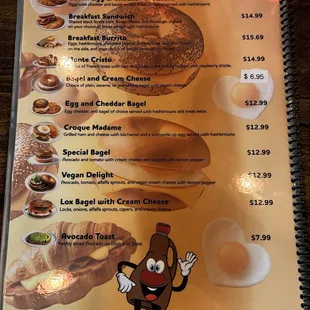 January 2025 Menu - Breakfast Sandwiches