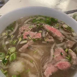 Rare beef phô-regular size