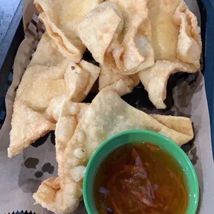 Jalapeño wontons