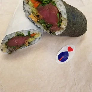 &quot;Pioneer&quot; sushi burrito