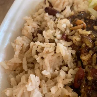 Rice and peas