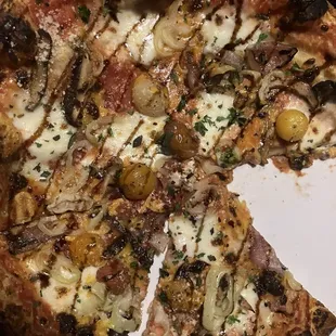 "Burnt Offering" pizza