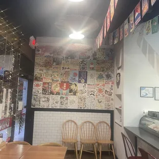 the interior of a restaurant