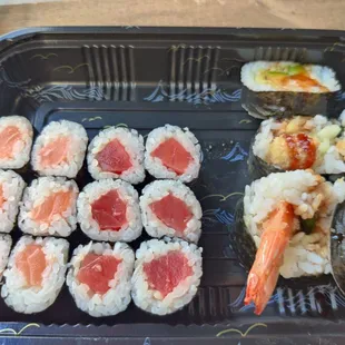 Any 3 Rolls - Salmon Roll, Tuna Roll, Shrimp Tempura Roll