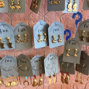 Beautiful earrings.