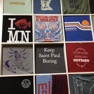 Shirts!! (I hear there are more at the Mpls location)