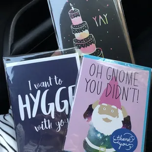 Cute card selection here!