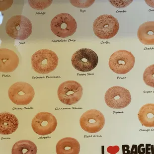 menu, donuts