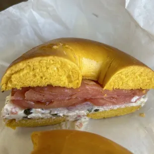 Lox bagel. So good.