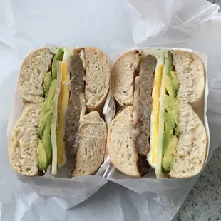 Egg, Swiss, Sausage, Avocado