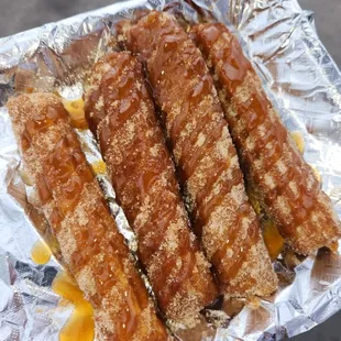 Cajeta filled churros