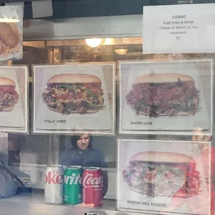 Photos of the sandwiches.