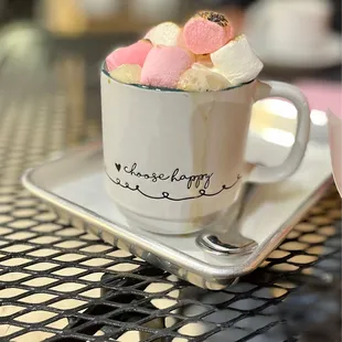 Abulita Hot Chocolate with roasted marshmallows and cinnamon.