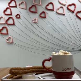 Churro &amp; hot chocolate