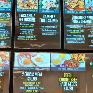 Menu as of 11/10/22