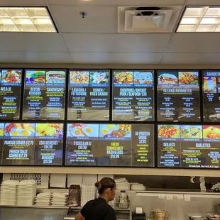 Menu as of Sept 2022