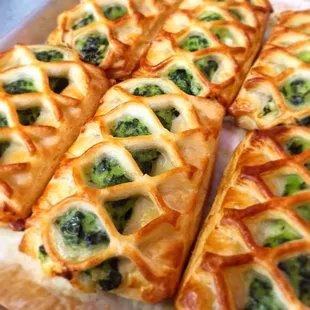 Spinach cream cheese pastry!