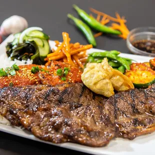 BBQ Chicken &amp; Kalbi Combo