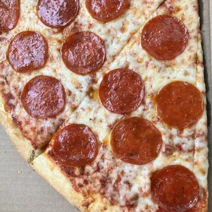 Pepperoni slices