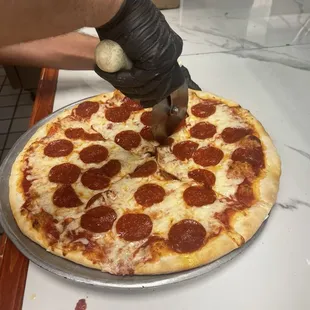 Pepperoni pizza