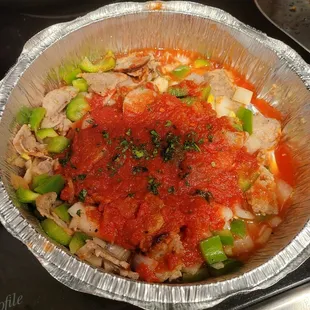 Italian Sausage with peppers and onions