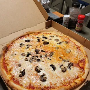X-Large Cheese plus Mushrooms