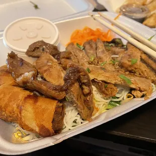 B65. Grilled Pork and Egg Roll Vermicelli