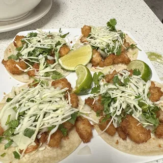 T4. 3 Shrimp Tacos Plate