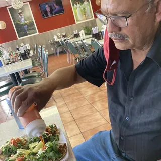 T6. 3 Lengua Tacos Plate