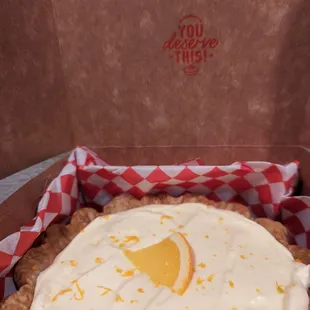 Amazing Mimosa Chiffon pie!