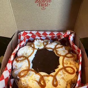 Malted Milk Candy Bar Pie