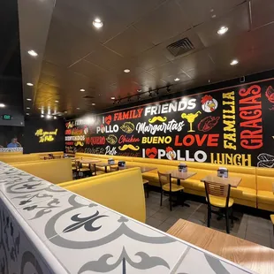 sushi and sashimi, interior