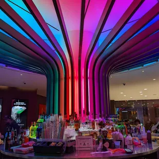 Ridiculously colorful bar