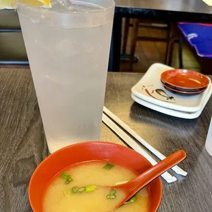 Miso Soup with Tofu and Green Onions!