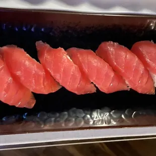 Tuna nigiri sushi