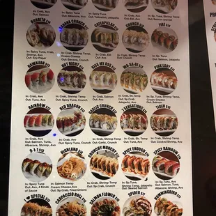 New menu 2023