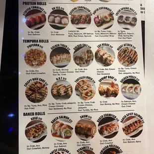 New menu 2023