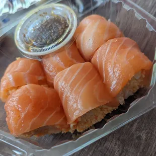Stuffed Tomato (crab and salmon)
