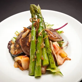 Grilled Asparagus and Shiitake Mushroom (V)