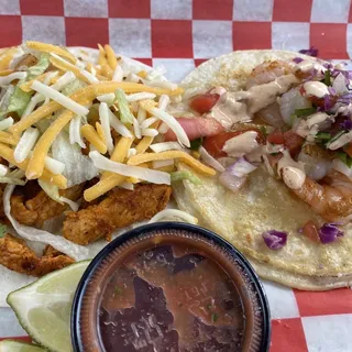 Grilled chicken taco