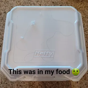 this was in my food