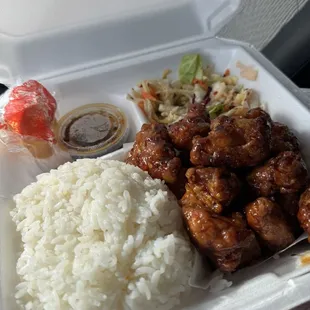 Deep fried spicy chicken