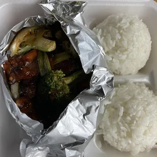 Mongolian Beef to go!