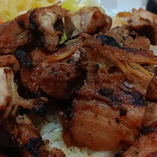 Close up chicken teriyaki
