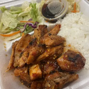 Thai Chicken plate .. YUM!!